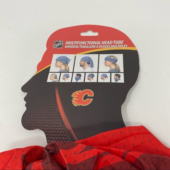 NHL Calgary flames head tube neck gaiter facecover - Picture 4 of 5